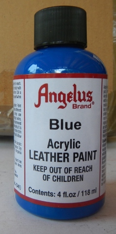 Angelus Leather Paint Blue Angelus Leather Paint  Angelus 2 Thin, Angelus 2 Hard, Angelus Preparer and Degalzer Angelus Stripper Leather Paint  Leather Dye Leather Preparer Acrylic Paint